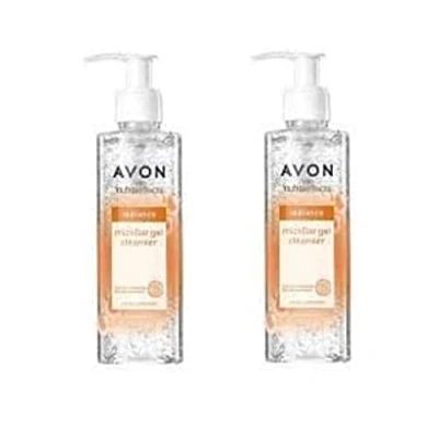 Image of Pack of 2 Nutra Effects Radiance Micellar Gel Cleanser x 195ml by Avon