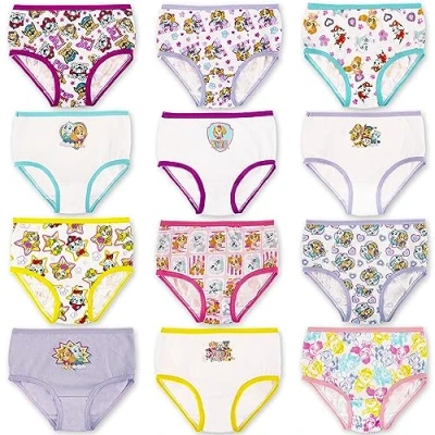 Image of Paw Patrol Girls&#039; Underwear Multipacks, TG 12pk_BOX, 4T