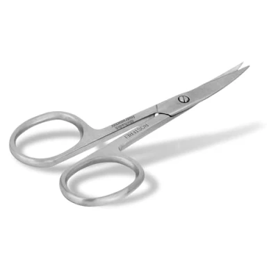 Image of Shehadeh Nail Scissors Toenail Curved Blade for Left Handed Users Stainless Steel 9.5 cm