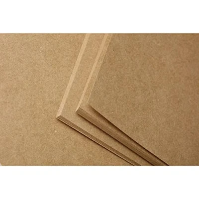 Image of Clairefontaine Ref 975017C Kraft Paper (25 Sheets) A1 (840 x 594mm) Sized Natural Brown, Smooth Side &amp; Ribbed Side, 275gsm Paper, Acid Free, pH Neutral