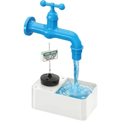 Image of Magic Water Tap Green Science Build a to Pump Out Kit Kids 5+ STEM Activity