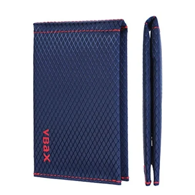 Image of Microfiber Waterproof Slim Bifold Wallet Minimalist RFID Front Pocket Credit Card Holder