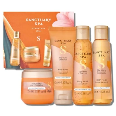 Image of Sanctuary Spa Signature Minis Gift Set, Vegan, For Women, Birthday Gift, Womens Sets, Self Care
