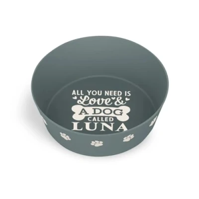 Image of Personalised Dog Bowl (Luna)
