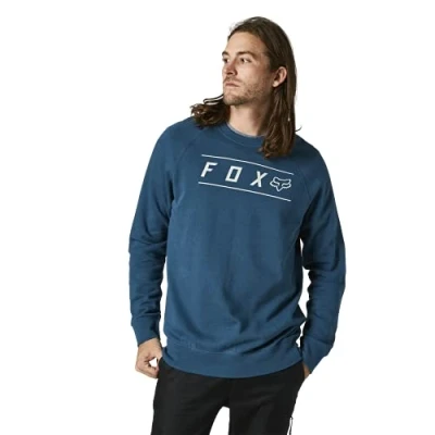 Image of Fox Racing Men&#039;s Pinnacle Crew Fleece Sweatshirt, Dark Indigo, XXL