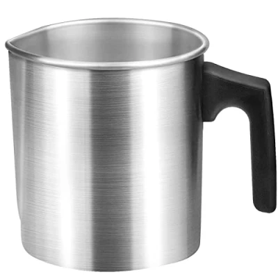 Image of GOOHOME Candle Wax Melting Pot 1.2L Making Jug Pouring Pitcher with Heat Resistant Handle for and Soap DIY Crafts