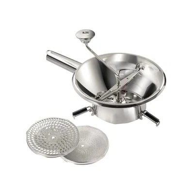 Image of Tellier Louis Stainless Steel Small Moulin 3 Sieves Rotary Food Mill