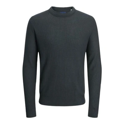 Image of JACK &amp; JONES Men&#039;s Jorkyle Knit Crew Neck Jumper, Magical Forest, L