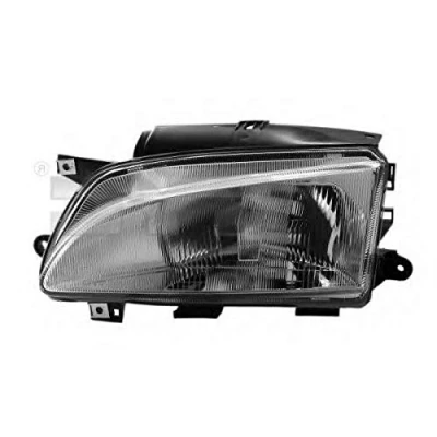 Image of 6204P8, 620840 Headlights TYC 20 0466 05 2 Left H4 for right hand traffic without electric motor PEUGEOT: Partner I Van