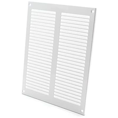 Image of LIRAST 200x250mm Vent Cover White 8x10 inch Wall with Insect Mesh Ceiling Soffit Vents External Metal Ventilation Grilles Air Covers for Walls