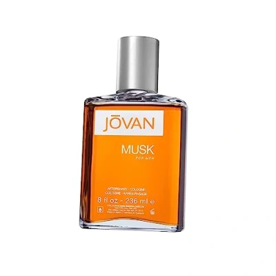 Image of Jovan Musk for Men, After Shave Cologne, 8 fl. oz., Men&#039;s Fragrance with Musk, Spicy, Earthy &amp; Woody, a Sexually Appealing Attractive Spray On Scent That Makes Great Gift.