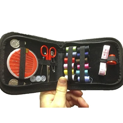 Image of V VAPE Portable Sewing Kit Case Travel Home Needle Thread Tape Scissor Button