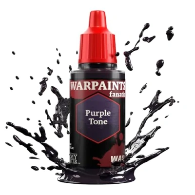 Image of The Army Painter Tone Washes Warpaints Fanatic 18ml Hobby Inks (Purple Wash)
