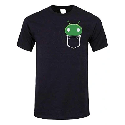 Image of guaishou Mooncake Pocket T Shirt Final Space Inspired Funny Shirts Black