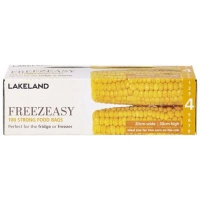 Image of Lakeland Freezeasy Flat Food Freezer Bags, 20 x 30cm, Pack of 100