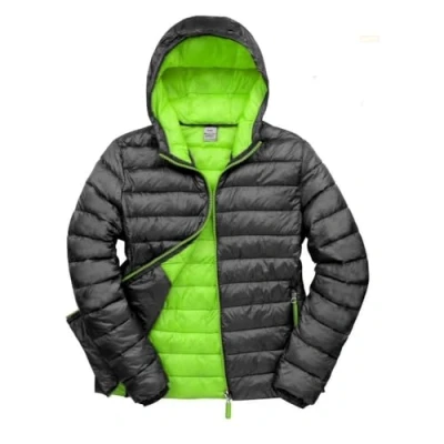 Image of Result R194M Urban Snow Bird Hooded Jacket Black/Lime, 2X Large