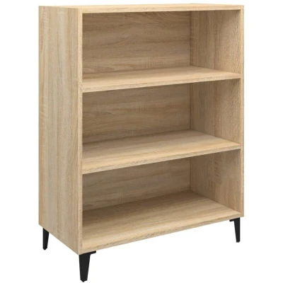 Image of vidaXL Sideboard Sonoma Oak 69.5x32.5x90 cm Engineered Wood