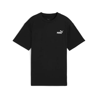 Image of Puma Boys Small No. 1 Logo Relaxed B Tees, Black, 152 EU