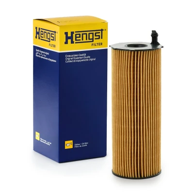 Image of 057115561M Oil Filter HENGST E73H D207 Insert AUDI: Q7, A8 D4, A5 B8 Coupe, VOLKSWAGEN: Touareg I, II, Phaeton, PORSCHE: Cayenne
