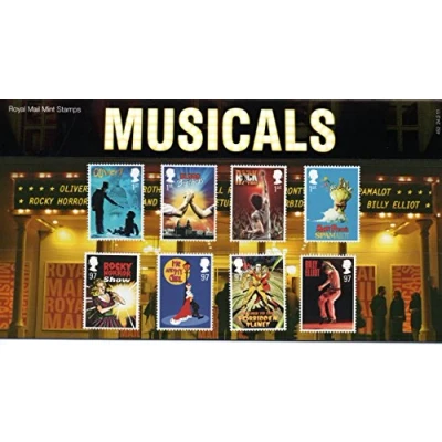 Image of 2011 Musicals Stamps in Presentation pack