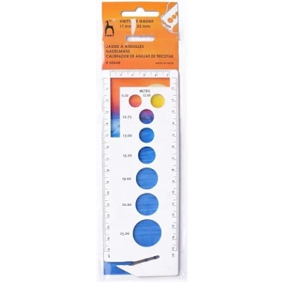 Image of Knitting Pin Needle Gauge
