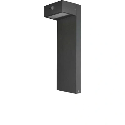 Image of Top LED Outdoor Bollard Urban grey, Sandblasted, Warm White 3000K, IP44
