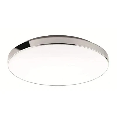 Image of BRILONER Leuchten 3351 216 LED Ceiling Light Bathroom Lamp IP44 13 Watt 1,700 Lumen 4,000 Kelvin White Chrome 35 5 cm