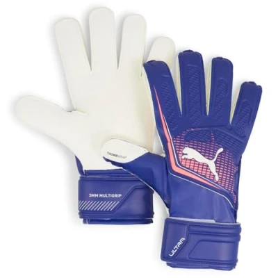Image of Puma Ultra Match Unisex Goalkeeping gloves, Size: 10, Lapis lazuli/sunset glow