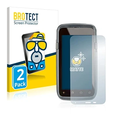 Image of brotect Screen Protector Anti Glare compatible with Honeywell Dolphin CT60 XP (2 Pack) Matte, Fingerprint Protection Film