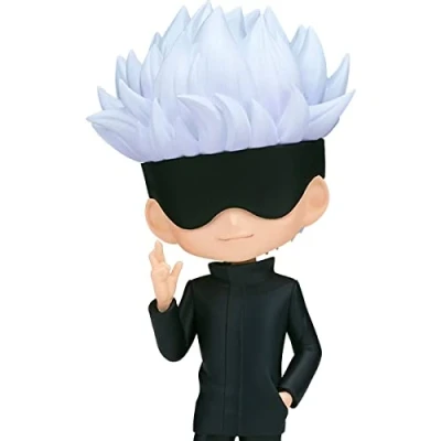 Image of Banpresto 203529 JUJUTSU KAISEN QPosket Satoru Gojo A Figurine 14cm, Black
