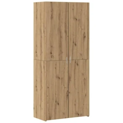 Image of vidaXL Highboard Artisan Oak 40x42.5x185 cm Engineered Wood