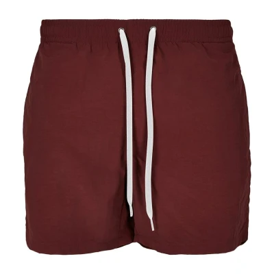 Image of Build Your Brand Men&#039;s By050 swim Shorts, Cherry, XL