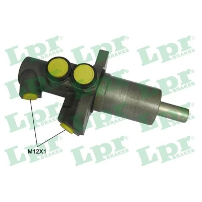 Image of 34316761077, 34336779743, 34336786629, 6761077, 6779743 Master Cylinder LPR 1589 25,4mm Aluminium 12 X 1 (2) BMW: 5 Saloon, Touring, X3