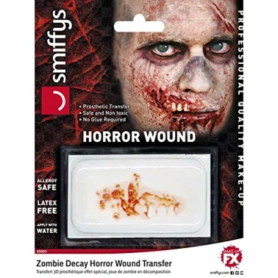 Image of Smiffy&#039;s Cicatrice Bouche, Unisex Adult, Sm45003, Taille Unique Mouth Scar, Multicolored, One Size