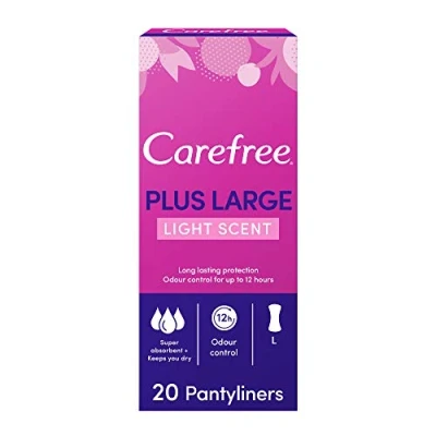 Image of Carefree Plus Large Pantyliners Pack of 60