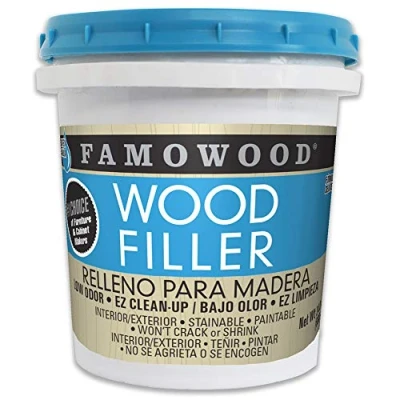 Image of FamoWood 40022118 Latex Wood Filler Pint, Fir/Maple, Cream, Оne Расk