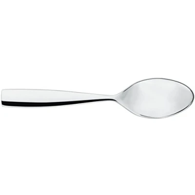 Image of Alessi Table Spoon in 18/10 Stainless Steel Mirror Polished with Relief Decoration, Silver, 19.5 x 9.5 6 cm