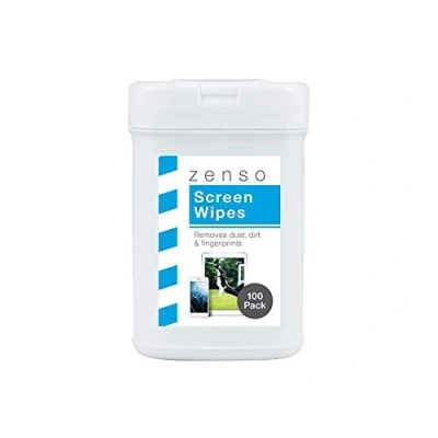 Image of 100 Screen Cleaning Wet Wipes Laptop LCD TV Computer iPad Monitor Cleaner