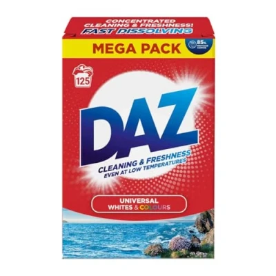 Image of Daz Washing Powder: 125 Washes 6.25kg