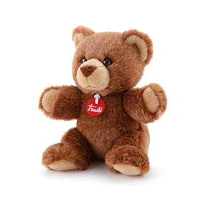 Image of Trudi Trudino Bear 9 x 13 15 cm, Detailed Miniature Plush Toy, Safe, Machine Washable, Designed in Italy
