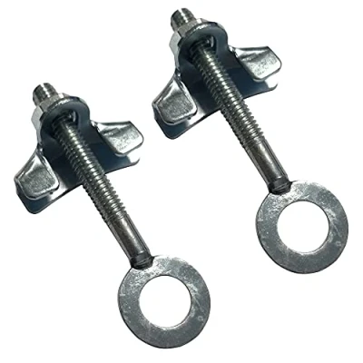 Image of Cyclingcolors Unisex Adult Chain Tensioner, Silver, M6