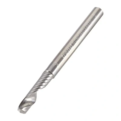 Image of Trend CNC O Flute Spiral Up Cut Router Cutter, 4mm Shank, Diameter &amp; 17mm Length, Solid Tungsten Carbide, CNC/401X4STC