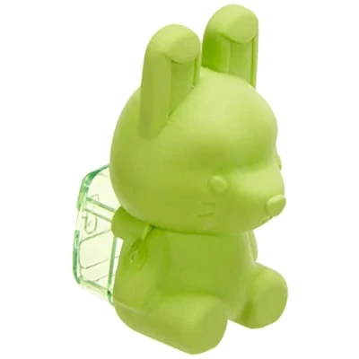 Image of Westcott E 66064 00 Rabbit 3D Eraser with One Hole Sharpener, 3.5 x 3.8 5 cm Green