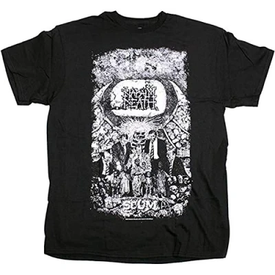 Image of naik Napalm Death T Shirt Scum 103% Metal Black L