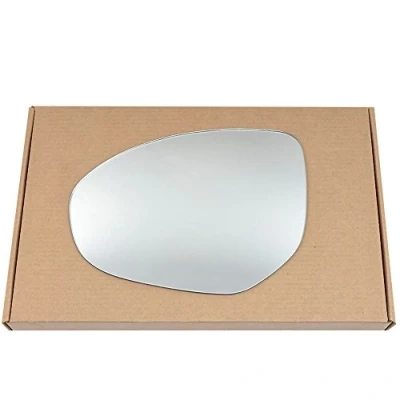 Image of Less4spares Wing Mirror Glass Left Compatible with Mazda 3 2009 2013 STICK ON Passenger Near Side Convex