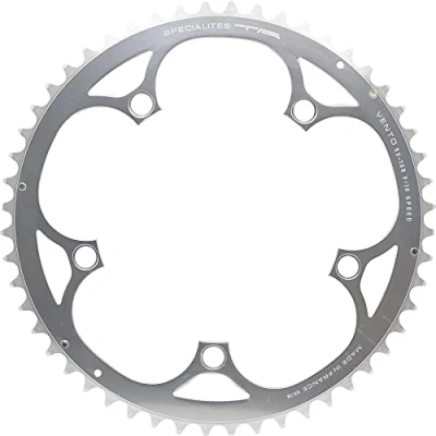 Image of Spécialités TA Vento 135pcd Campagnolo 9/10 Speed Chainring, Silver, 53T Outer