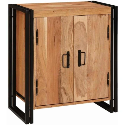 Image of Bedside Cabinet Brown 38 x 33 58 cm Solid acacia wood Vidaxl