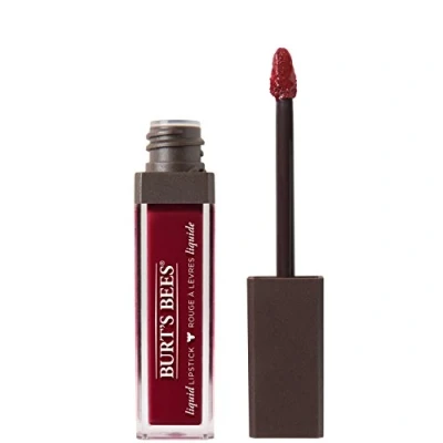 Image of Burt&#039;s Bees Moisturising Full Coverage Liquid Lipstick, 5.9 g, Garnet Glacier