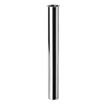 Image of Brass immersion pipe 300 mm for siphon, keymark extension 32 drain, adjustment tube odour trap bottle siphon (chrome)