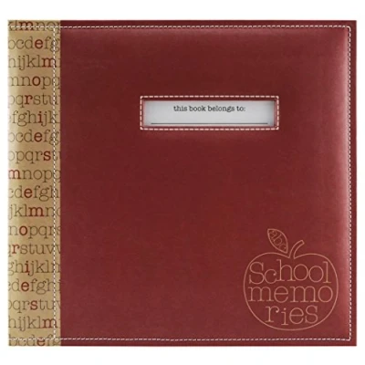 Image of MBI School Memories Scrapbook 12 x Inch Red Apple